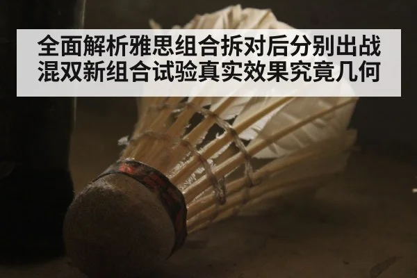全面解析雅思组合拆对后分别出战混双新组合试验真实效果究竟几何